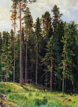Paisajes Painting - bosque 1892 paisaje clásico Ivan Ivanovich árboles